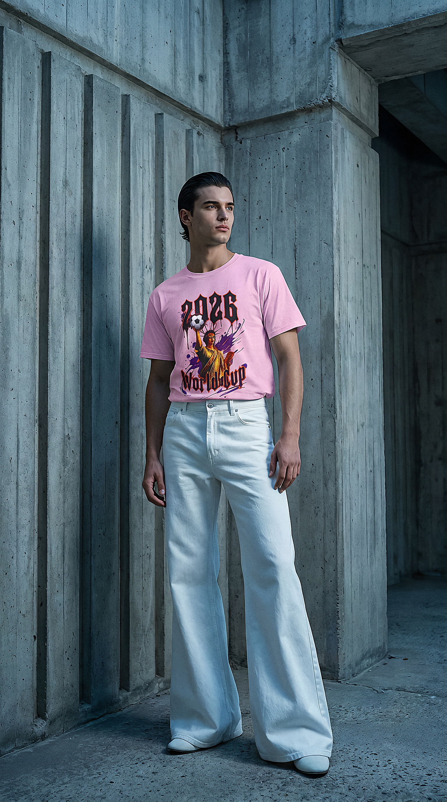 World Cup 2026 Big Apple Tee Pink Blossom