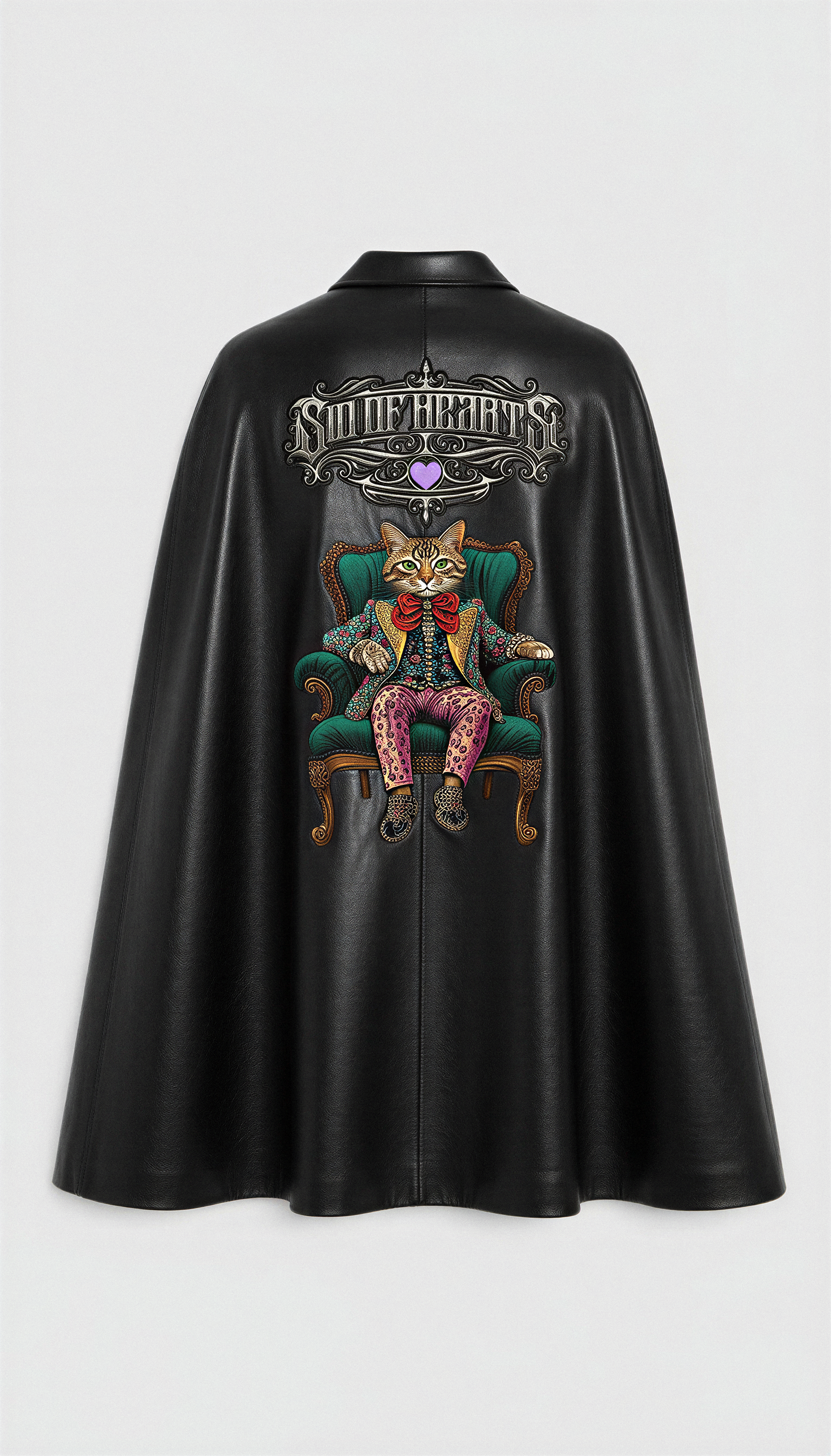 Leather cape with artwork (LIMITED EDITION. Pre Order)