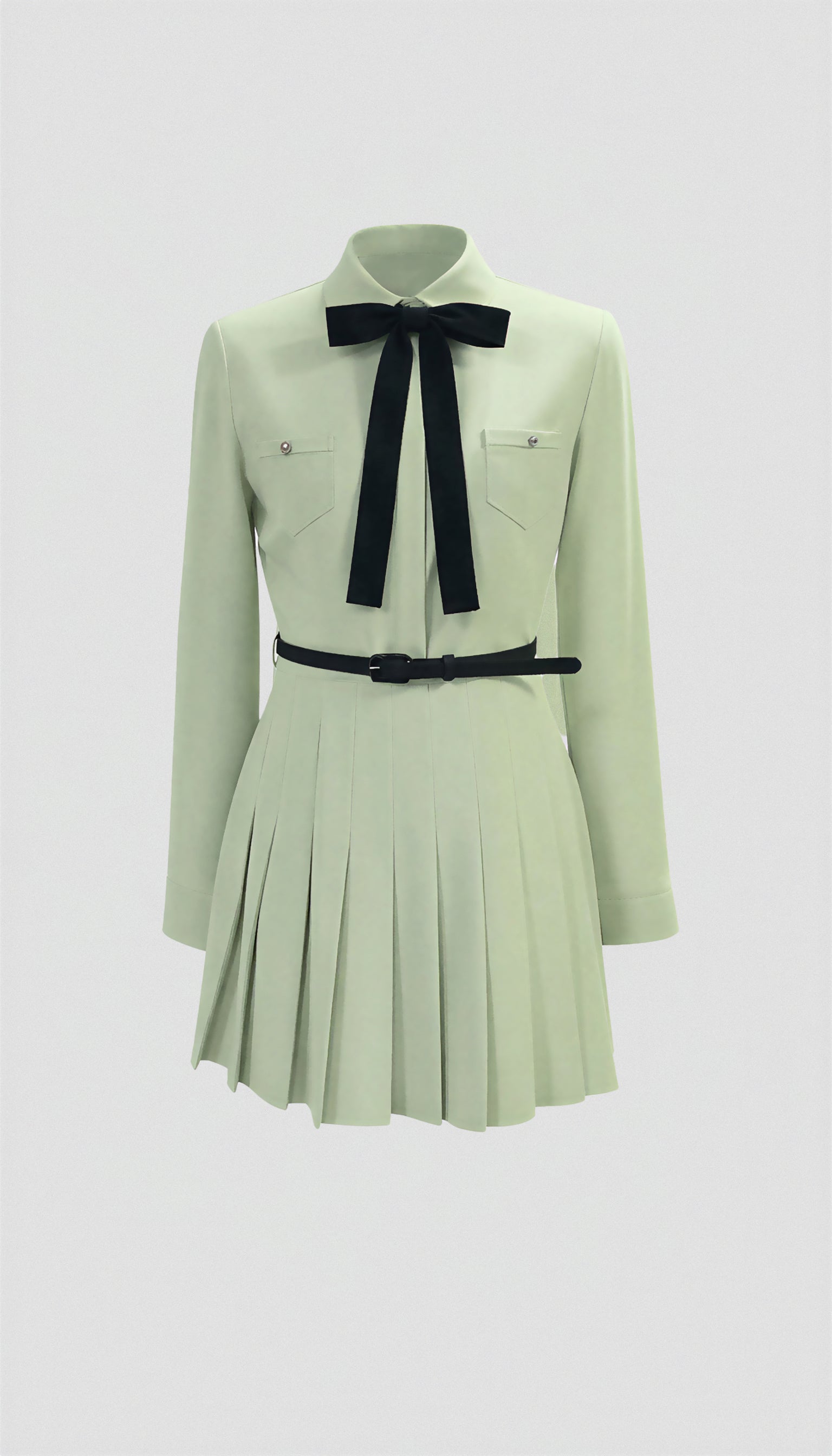 Pleated Mini Dress (PRE-ORDER NOW)