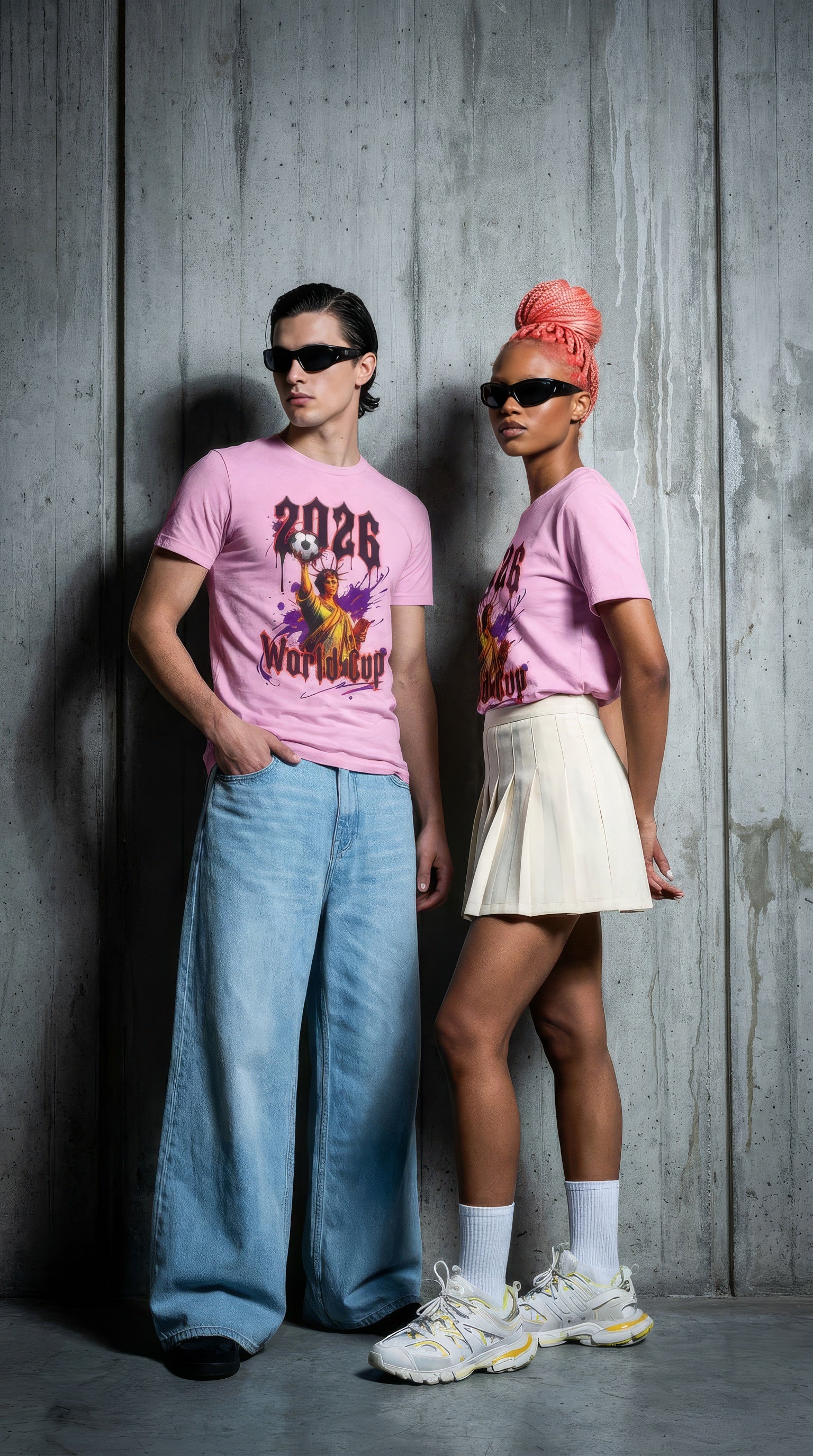 World Cup 2026 Big Apple Tee Pink Blossom