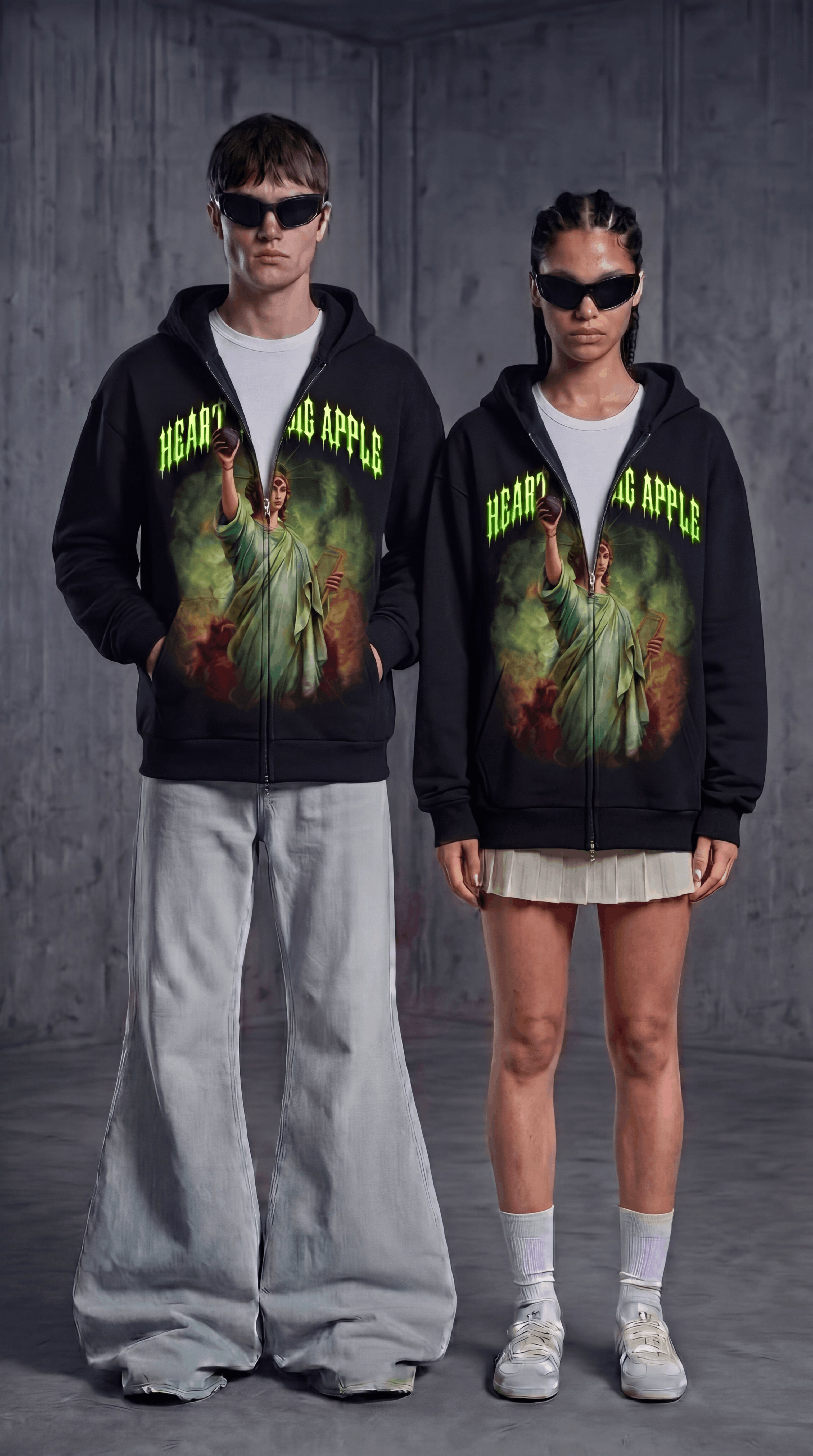 Heart the Big Apple BLACK Hoodie