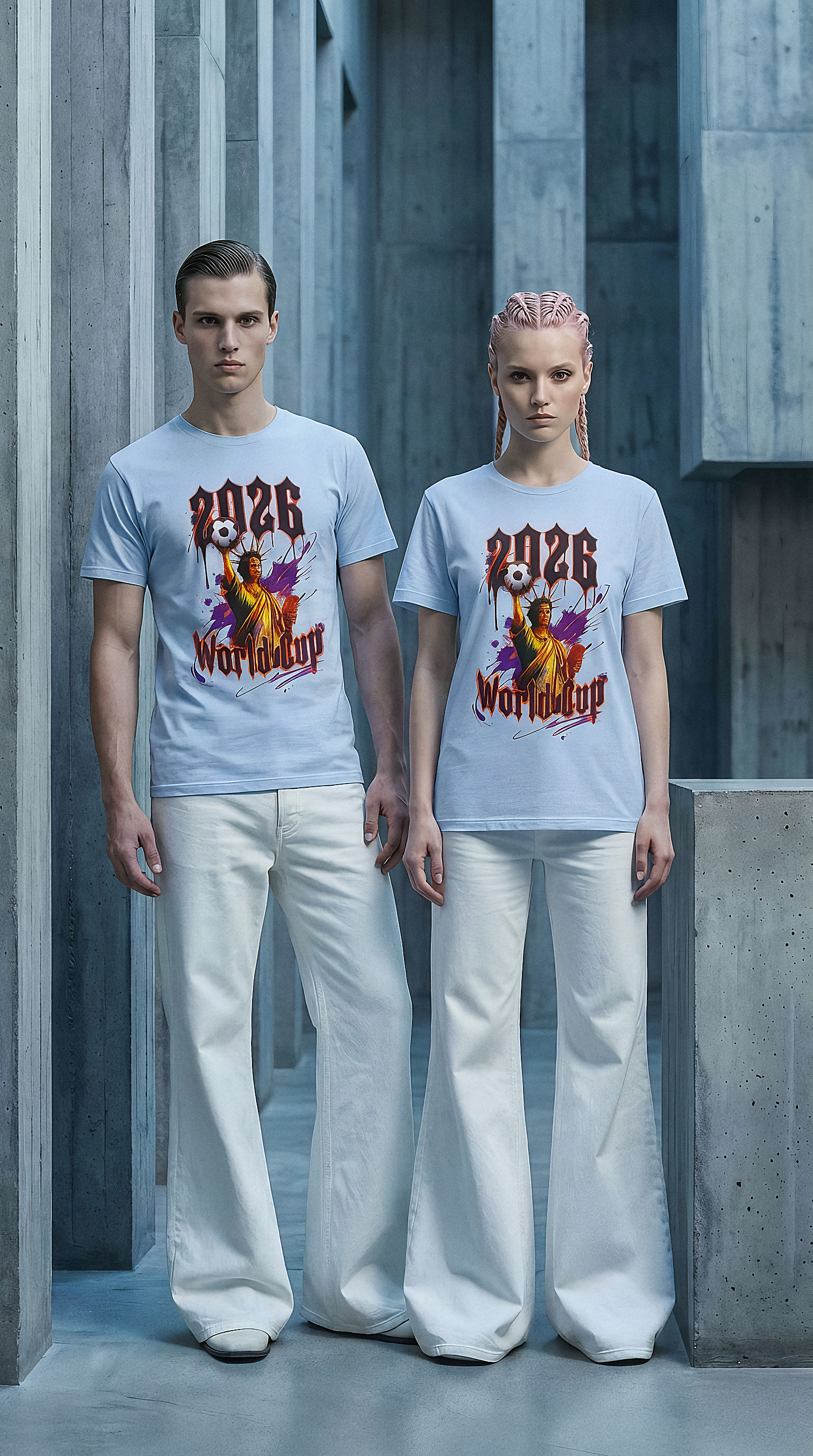 World Cup 2026 Big Apple Tee Pink Blossom