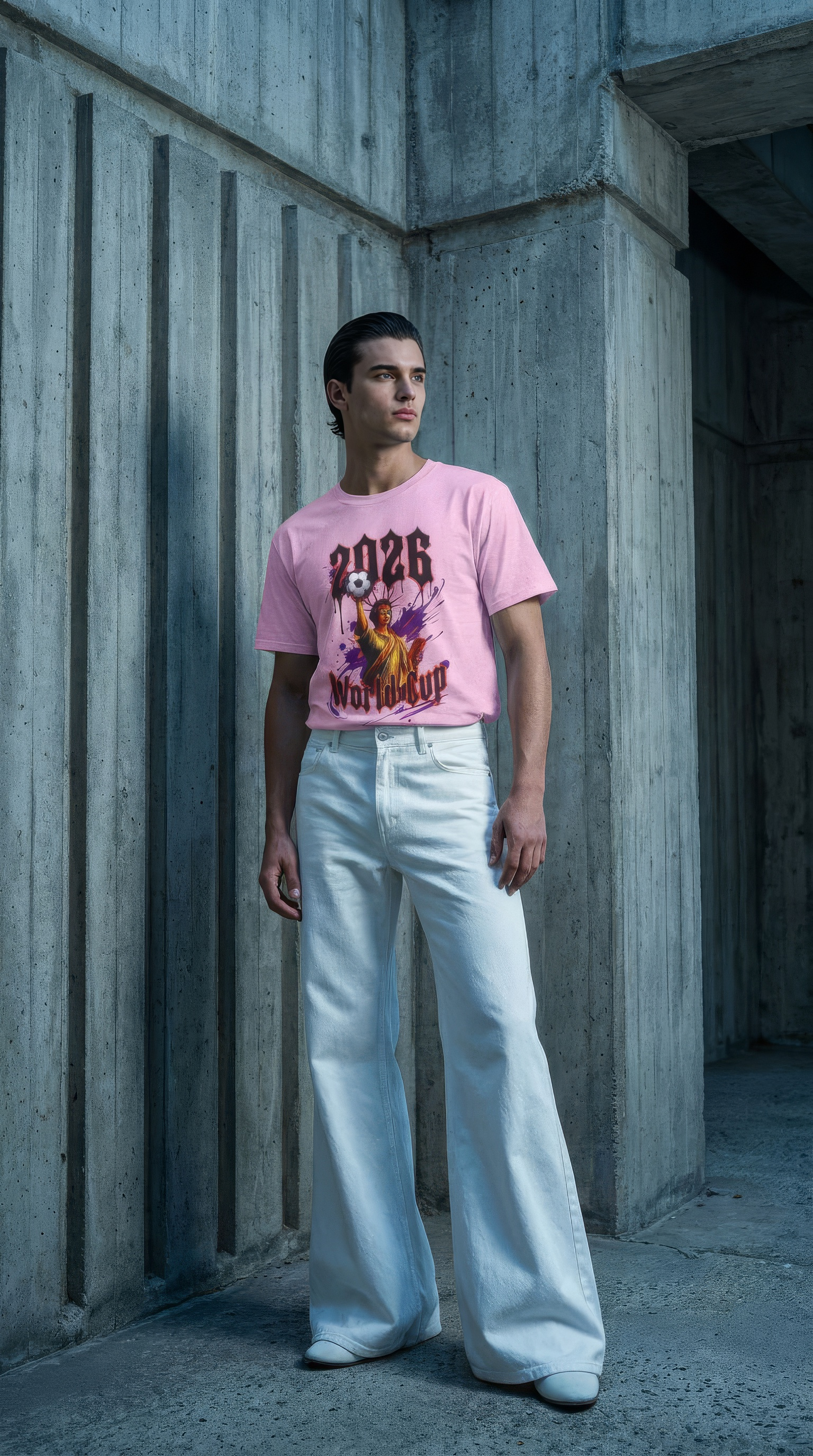 World Cup 2026 Big Apple Tee Pink Blossom