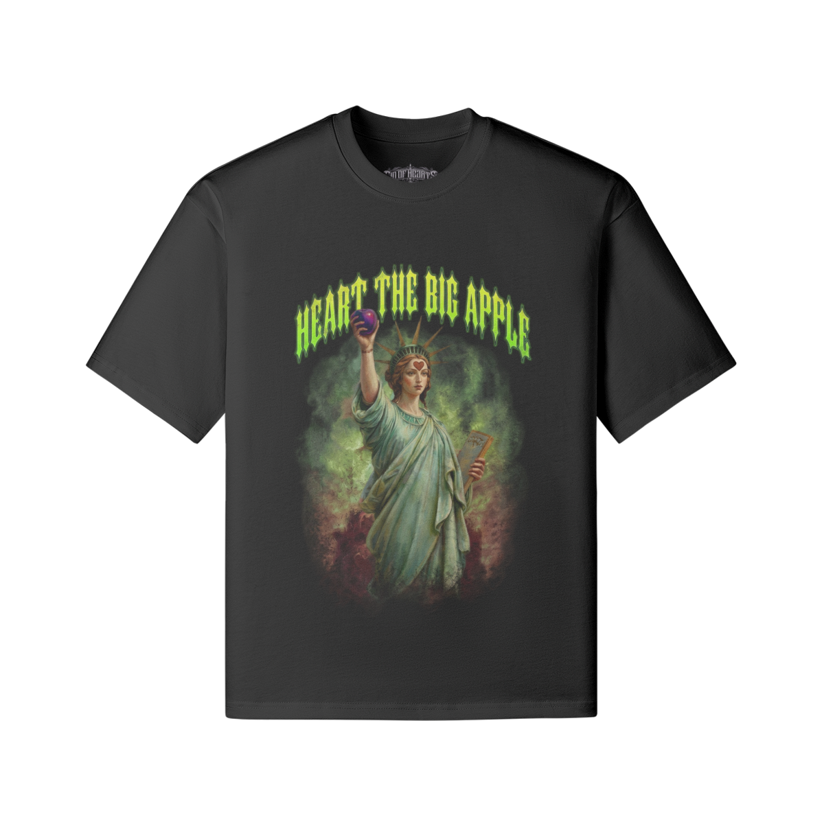 Heart the Big Apple Black Tee